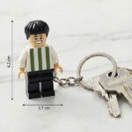 Miniatura de Porta-chaves com Minifigura tipo LEGO personalizada