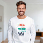 Miniatura de Pijama Lenda, Marido e Papá com Texto personalizado