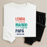 Miniatura de Pijama Lenda, Marido e Papá com Texto personalizado