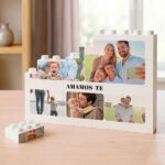 Miniatura de Puzle Retratos com Fotos e Texto Personalizado