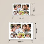 Miniatura de Puzle Retratos com Fotos e Texto Personalizado