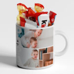 Miniatura de Caneca Papá com 4 Fotos personalizada