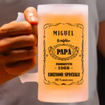 Caneca de Cerveja Etiqueta Whisky personalizada Miniatura de Caneca de Cerveja Etiqueta Whisky personalizada