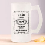 Miniatura de Caneca de Cerveja Etiqueta Whisky personalizada