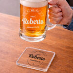 Miniatura de Caneca de Cerveja para O Melhor com Textos personalizados
