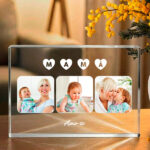 Miniatura de Placa em Bloco para a Mãe com Fotografias Personalizadas