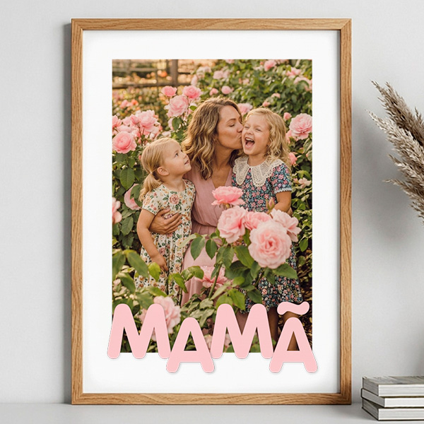 Póster para a Mãe com Fotografia personalizada
