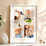Miniatura de Póster para a Mãe com 4 Fotografias personalizadas