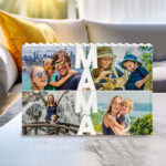 Miniatura de Puzzle de Blocos Mamã Vertical com Fotos personalizadas