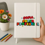 Miniatura de Caderno Super Professora com Nomes personalizados