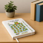 Miniatura de Caderno com Rãzinhas e Nomes personalizados