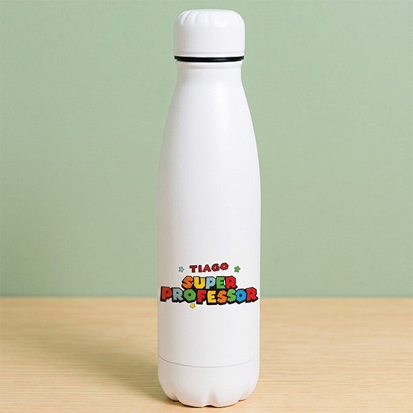 Garrafa Super Profe com Nomes personalizados