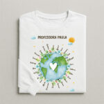T-shirt Planeta para Professores com Nomes personalizados Miniatura de T-shirt Planeta para Professores com Nomes personalizados