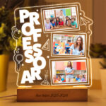 Miniatura de Candeeiro para Professor com 3 Fotografias Personalizadas