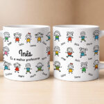 Miniatura de Caneca com Bonequinhos e Nomes personalizados