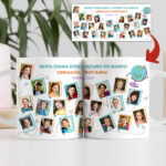 Miniatura de Caneca com Fotos dos Alunos e Texto personalizada