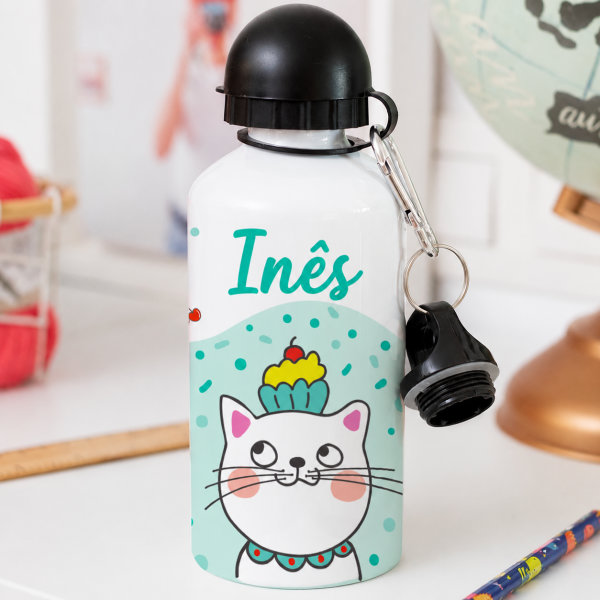 Garrafa Infantil Gatinhos Personalizada