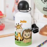 Garrafa Infantil Animais da Selva Personalizada Miniatura de Garrafa Infantil Animais da Selva Personalizada