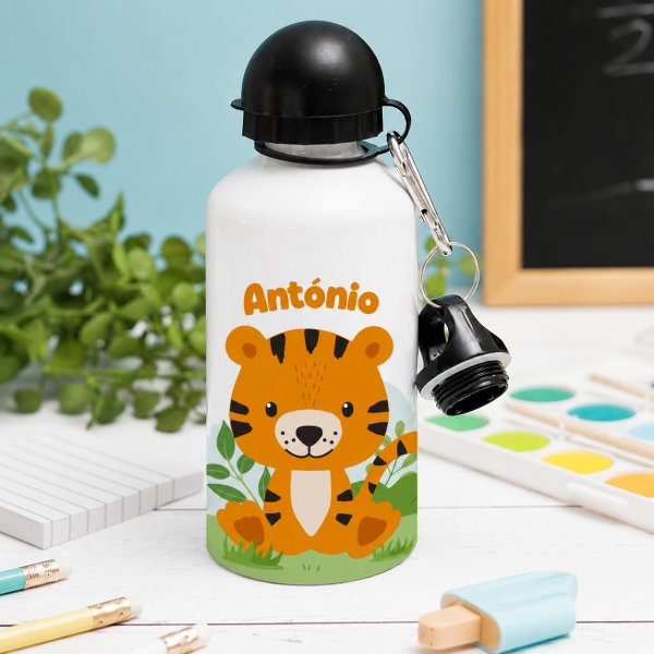 Garrafa Infantil Animais da Selva Personalizada