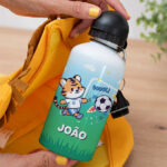 Miniatura de Garrafa Infantil Futebol personalizada