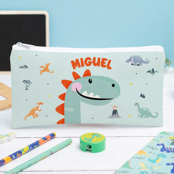 Estojo Infantil Animais Coloridos Personalizado