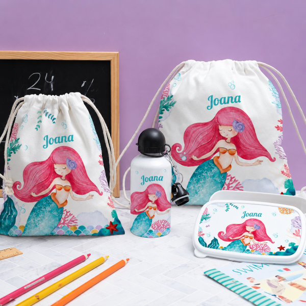 Estojo Infantil Sereia Personalizado