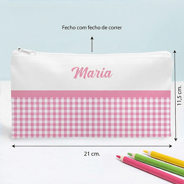 Estojo Infantil Xadrez Personalizado