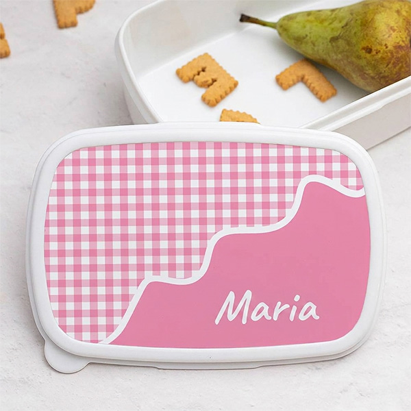 Lancheira Infantil Xadrez Personalizada