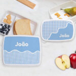 Miniatura de Lancheira Infantil Xadrez Personalizada