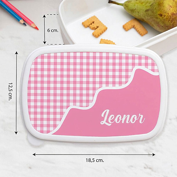 Lancheira Infantil Xadrez Personalizada