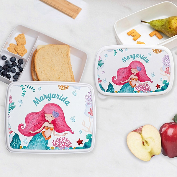 Lancheira Infantil Sereia Personalizada