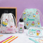 Miniatura de Lancheira Infantil Gatinhos Personalizada