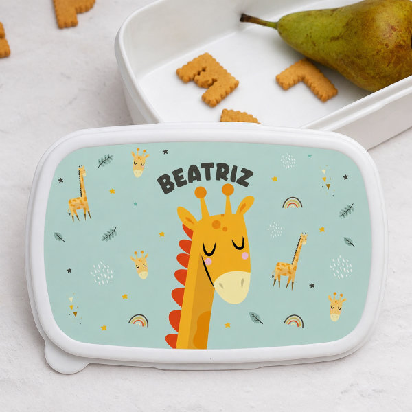 Lancheira Infantil Animais Coloridos Personalizada