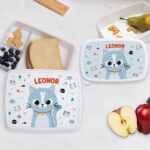 Miniatura de Lancheira Infantil Animais Coloridos Personalizada