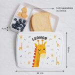 Miniatura de Lancheira Infantil Animais Coloridos Personalizada