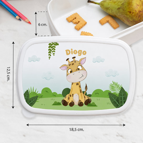 Lancheira Infantil Animais da Selva personalizada