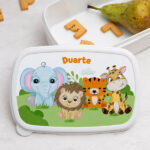 Miniatura de Pack Escolar Infantil Animais da Selva Personalizado