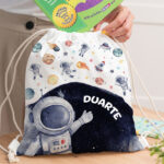 Miniatura de Pack Escolar Infantil Astronauta Personalizado