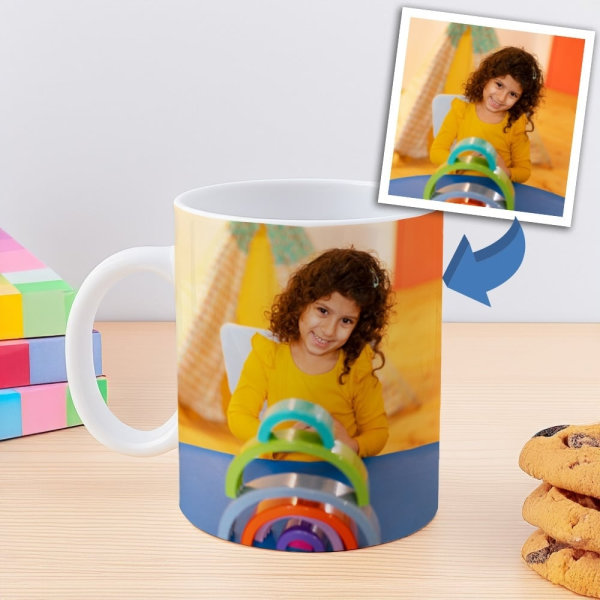 Caneca Infantil Inquebrável com Foto Personalizada