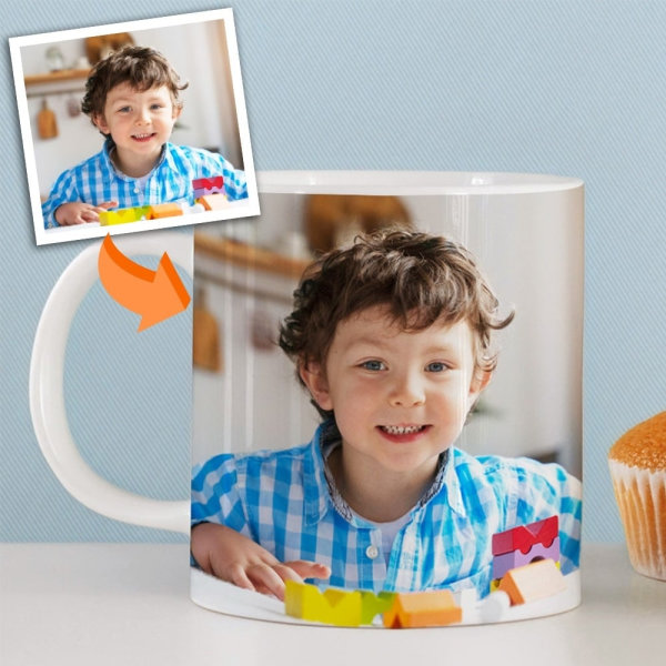 Caneca Infantil Inquebrável com Foto Personalizada