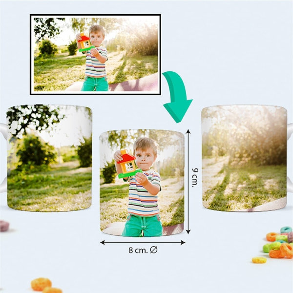 Caneca Infantil Inquebrável com Foto Personalizada