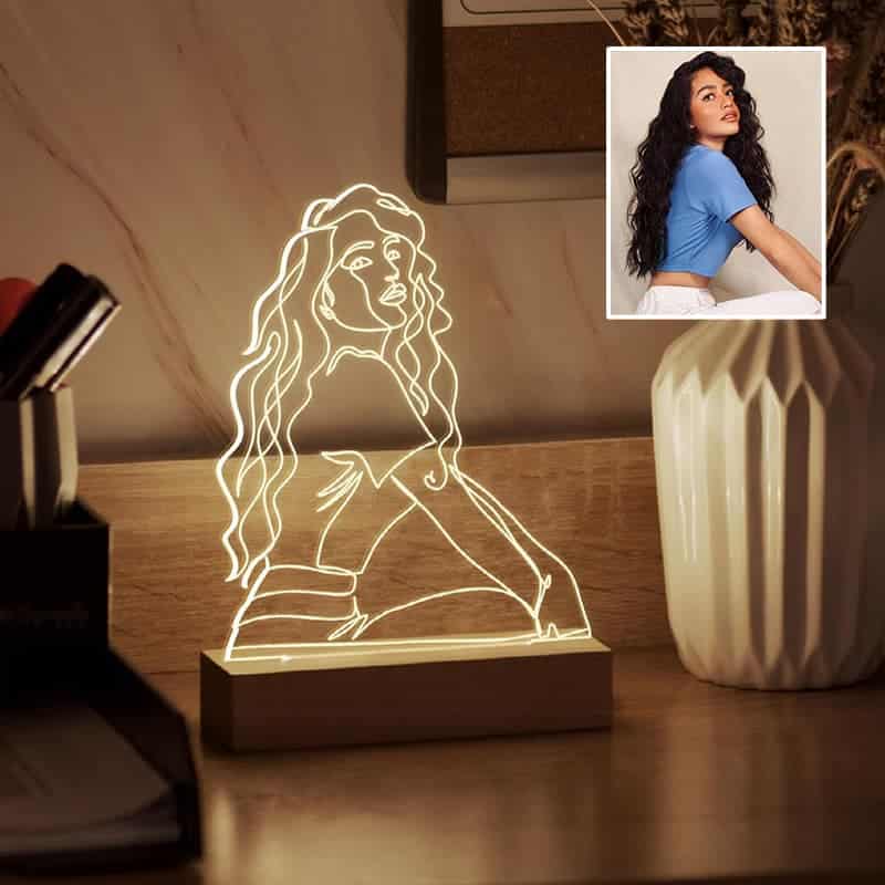 lampara personalizada con foto 2