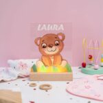 Miniatura de Lámpara Quitamiedos Animales Infantiles con Nombre personalizada