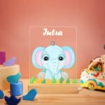 Miniatura de Lámpara Quitamiedos Animales Infantiles con Nombre personalizada