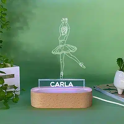 Lámpara de Bailarina personalizada