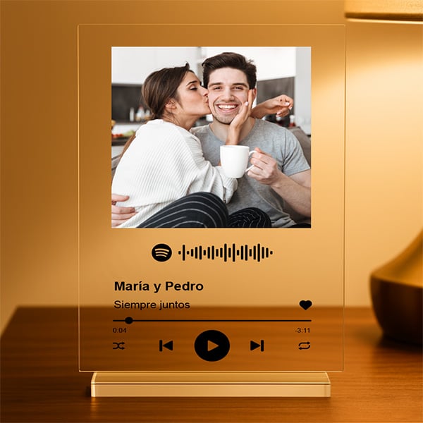 Placa Spotify personalizada