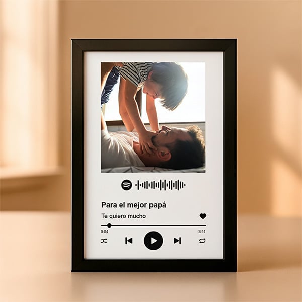 Placa Spotify personalizada