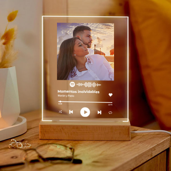Lámpara Spotify personalizada