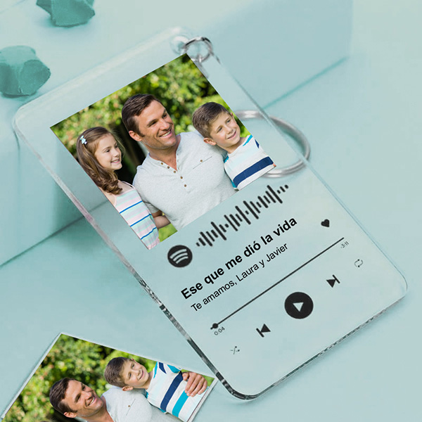 Llavero Spotify personalizado