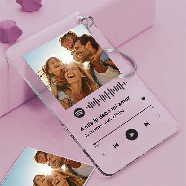 Llavero Spotify personalizado